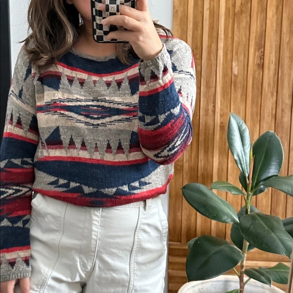 Polo Ralph Lauren Southwestern Pullover Sweater. Size S